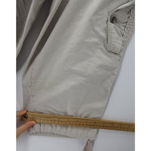 Calvin Klein Pants 30 Cargo Ripstop Outdoor Utility Crop Shorts Y2K * - Picture 8 of 16